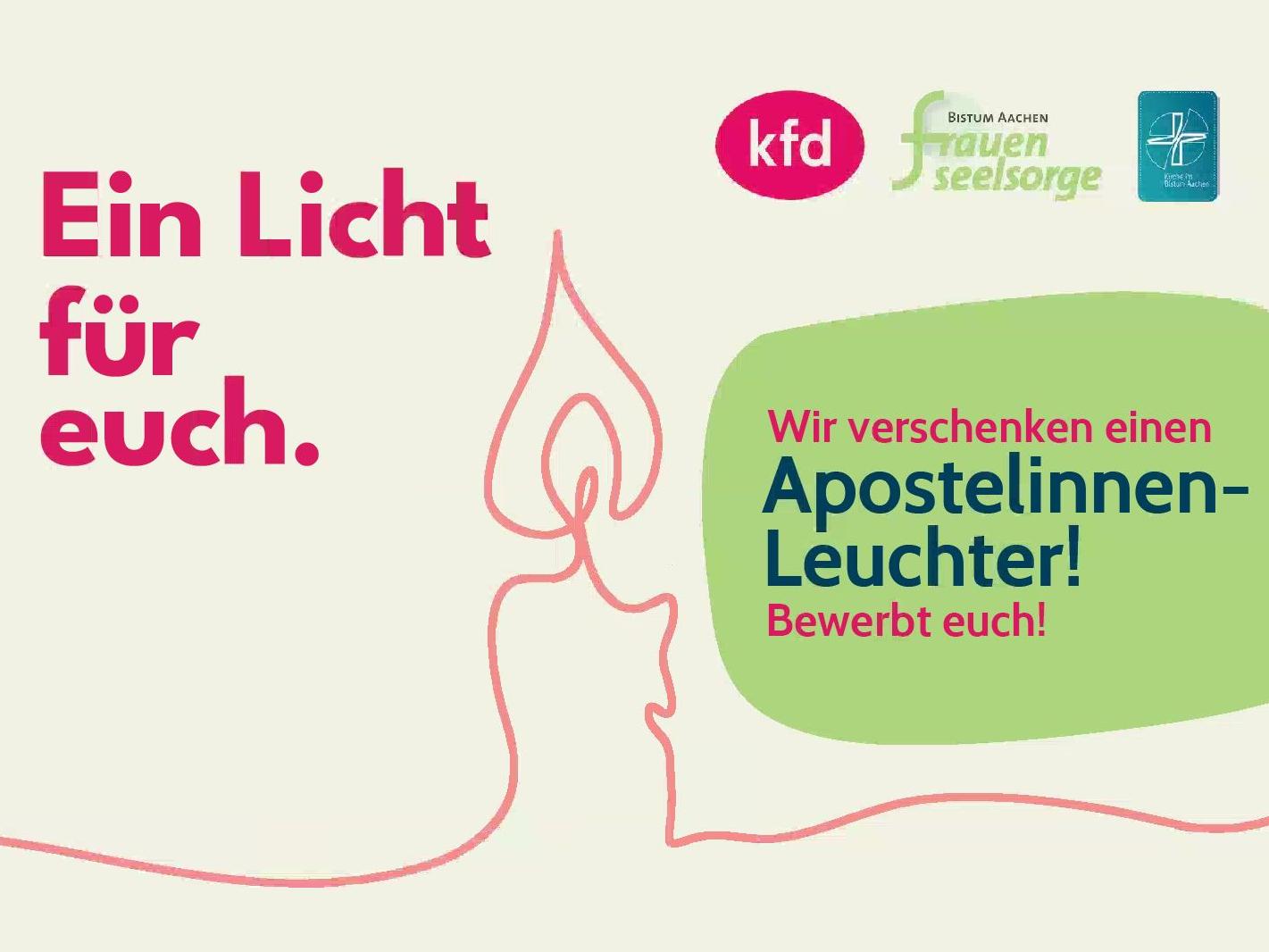 Flyer zum Apostelinnen-Leuchter