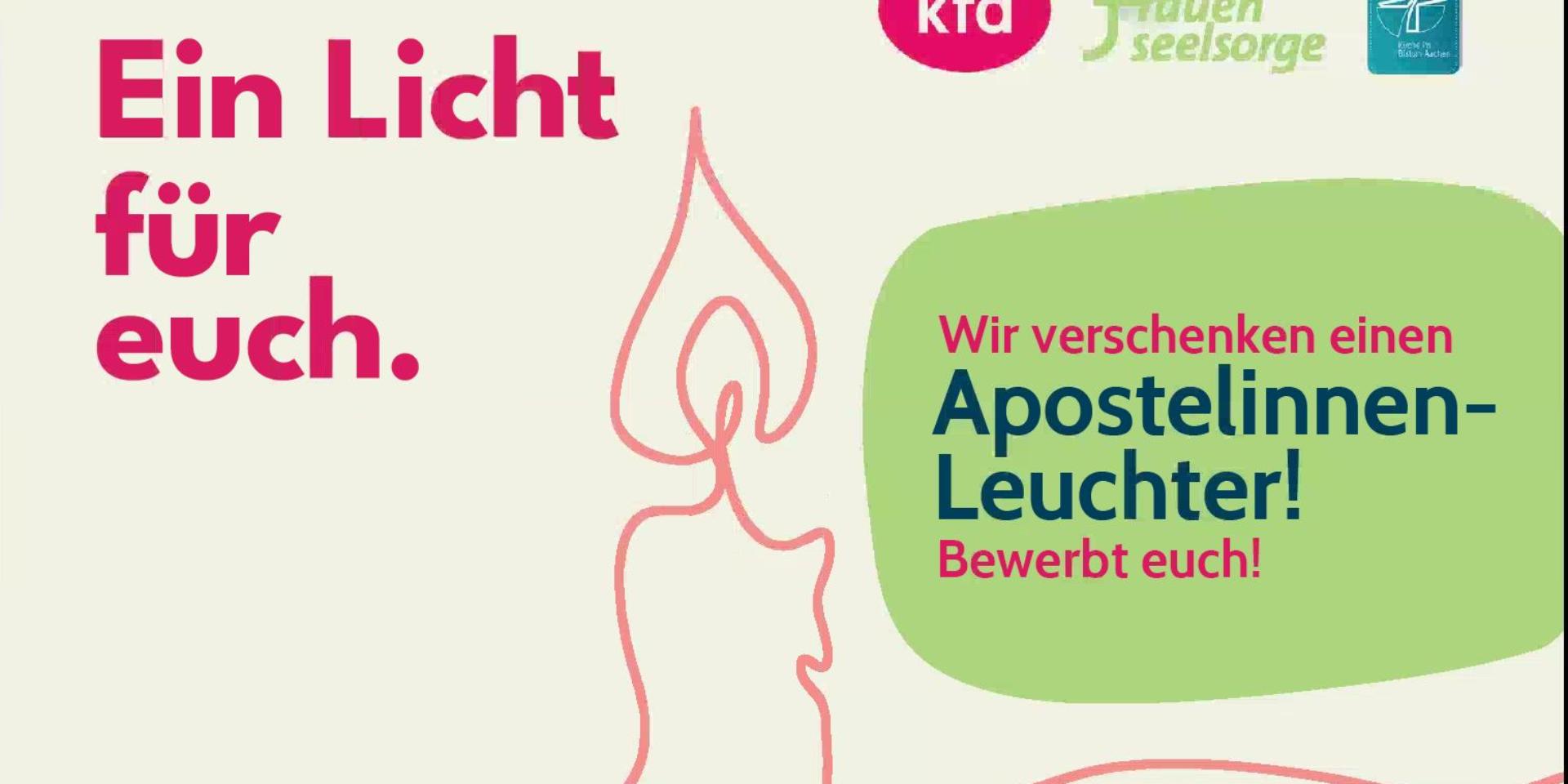 Flyer zum Apostelinnen-Leuchter (c) Nina Elyas