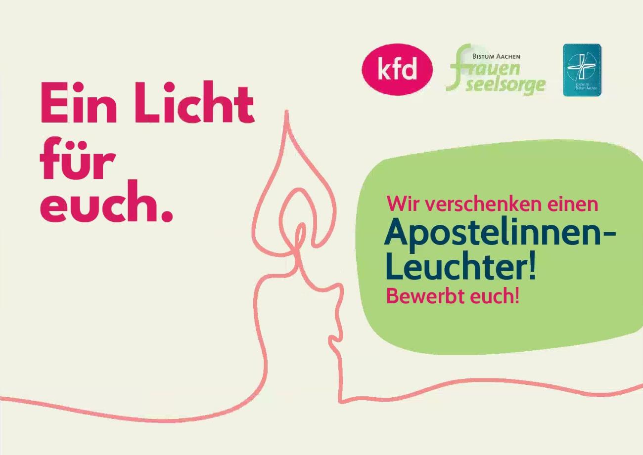 Flyer Apostelinnen-Leuchter