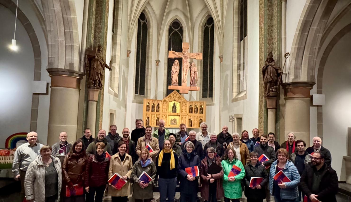 Die Teilnehmerinnen und Teilnehmer der Werkwoche (c) Fachbereich Kirchenmusik