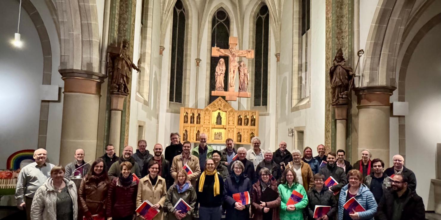 Die Teilnehmerinnen und Teilnehmer der Werkwoche (c) Fachbereich Kirchenmusik