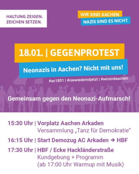 demo gegen rechts