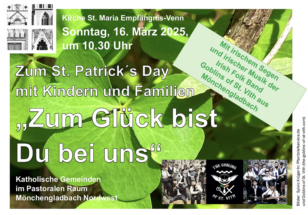 St.Patricksday (c) Sylvio Krüger in Pfarrbriefservice.de & the goblins of St. Vith