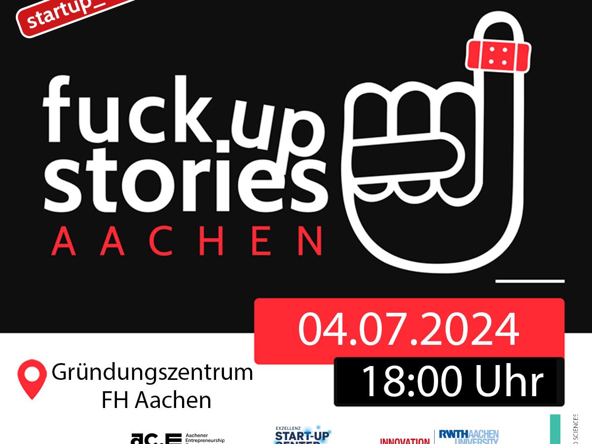 Fuck Up Stories Aachen: Startup_edition (c) Fuck Up Stories Aachen