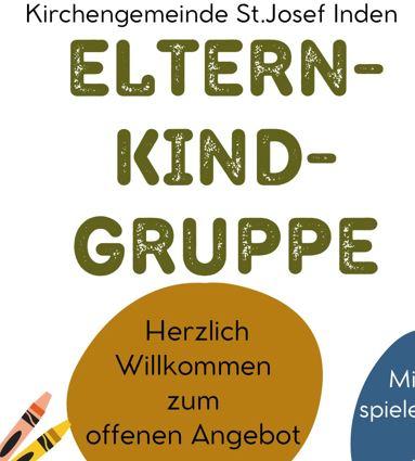 Eltern-Kind-Gruppe - St. Josef Inden