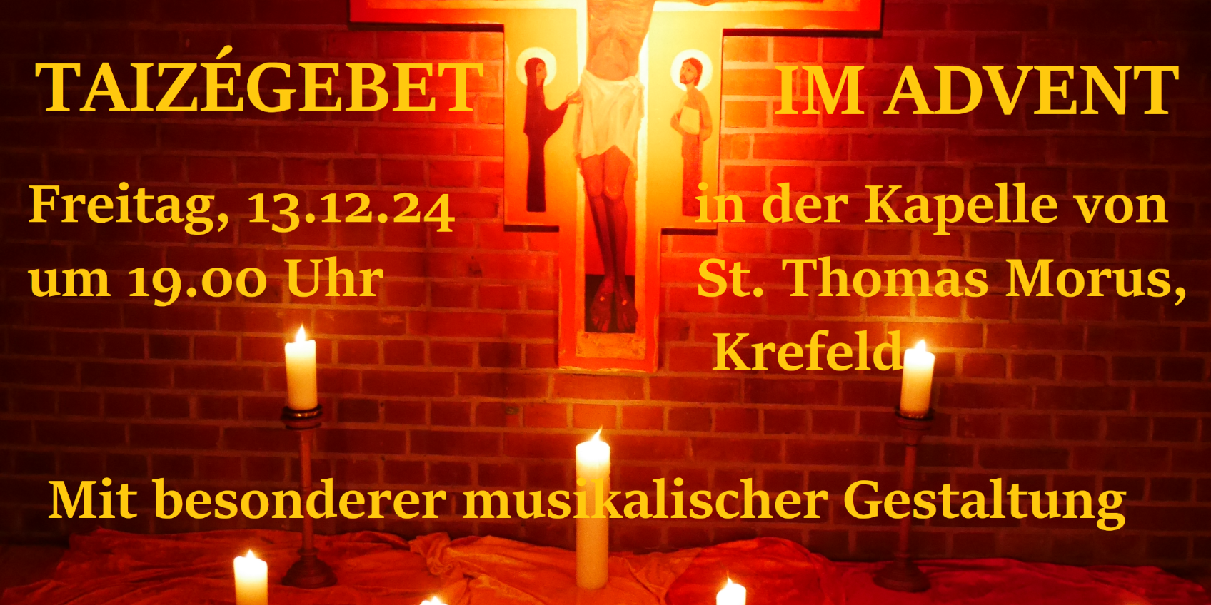 Taizegebet am 13.12.2024 (c) Matthias Totten